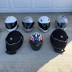 Motor Cycle Helmets And Helmet Cases
