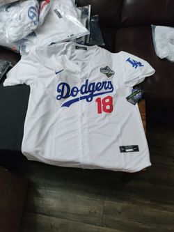 Dodgers YAMAMOTO # 18 WHITE JERSEY 
