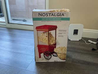 🍿 Nostalgia Vintage Hot Air Popcorn Maker – Like New! 🍿