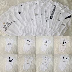 Boy Milestone Onesie Set