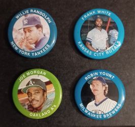 1984 MLBPA Vintage Baseball Buttons