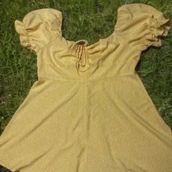Yellow floral sundress 4x midi SHEIN Curve Breathable!