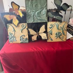 Butterfly metal decor