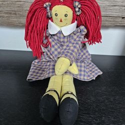 Vintage Raggedy Ann Doll 16"