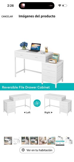 Escritorio para Computadora con 5 Cajones,