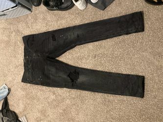 Purple jeans