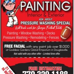 Interior Painting Special's Call Now 