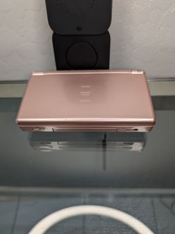 Nintendo DS Lite Metallic Pink Handheld Working