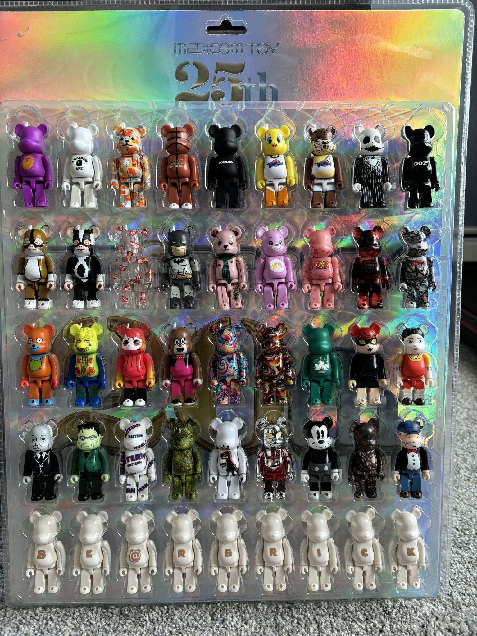 Bearbricks Blister Board