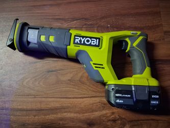 Ryobi Sawzall w/ 4ah18v Battery