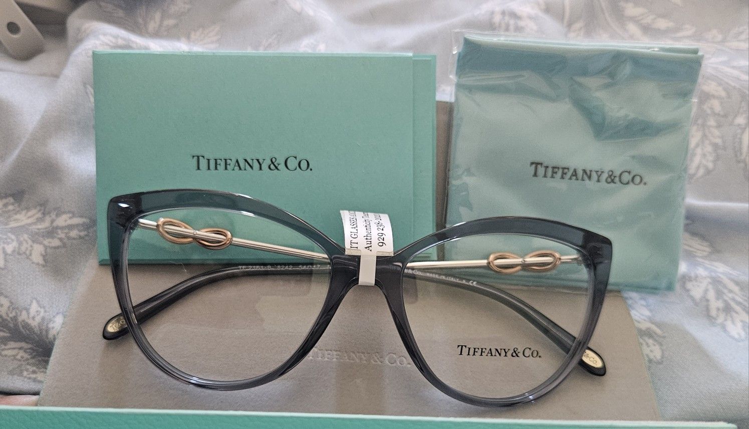Tiffany Eyeglasses TF 2161B Blue Vintage Frame