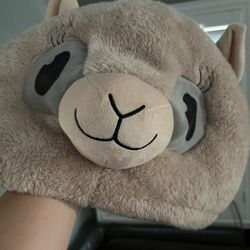 llama plush head adult size