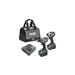 FLEX FXM202-2G Brushless 24V Stacked Lithium Battery 2 Tool Combo Kit