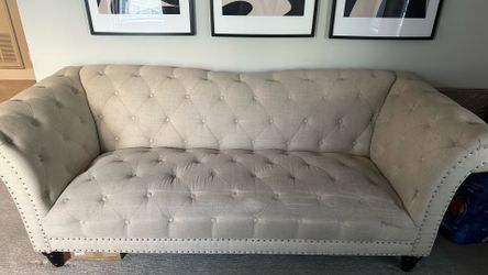 Tufted couch