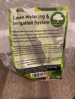 Lawn irrigation sprinkler