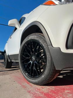 18x8 Versus Wheels and tires 235/50/18 Bridgestone HT