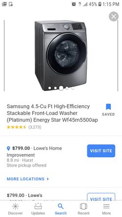 Samsung washer new