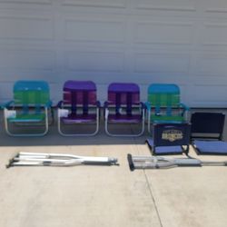 Outdoor Chairs, Cruches