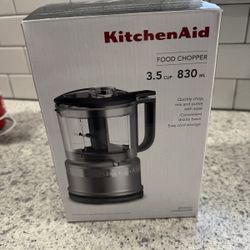 KitchenAid 3.5 Cup Food Chopper KFC3516CU, Contour Silver
