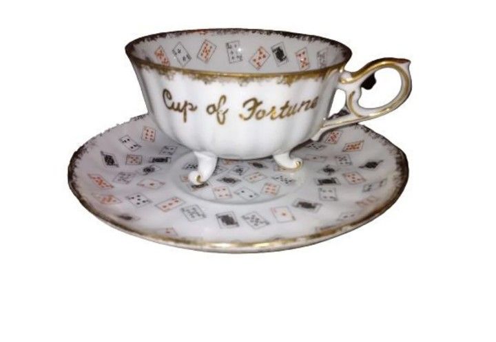 Vintage "Cup of Fortune" Tea Cup & Saucer