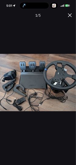 Pxn steering wheel,pedals, and shifter $150