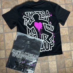 Cough Syrup “Man Down” Black Tee