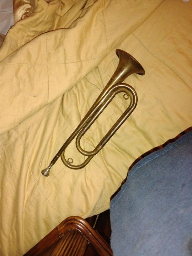 War Horn Trumpet, From WW1 With Us Stamps But No Serial #