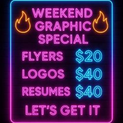 $20 GRAPHIC DESIGN SPECIAL ✨️