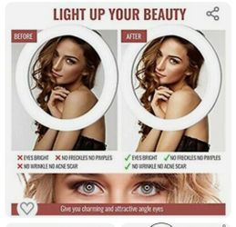 Brand New - 10 Inch Selfie Ring Light With Tripod