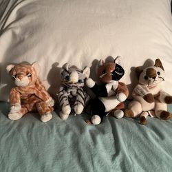 RARE Ty Beanie Babies Lot: Cats! 