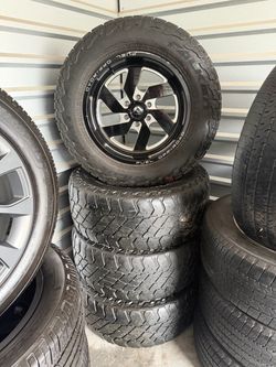 20” Falken Wildpeak A/T4W 35x12.60R20LT Tires Rims Chevrolet, GMC and Dodge Ram 1500