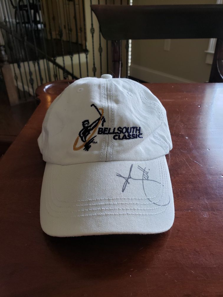 Adam Scott Signed Hat