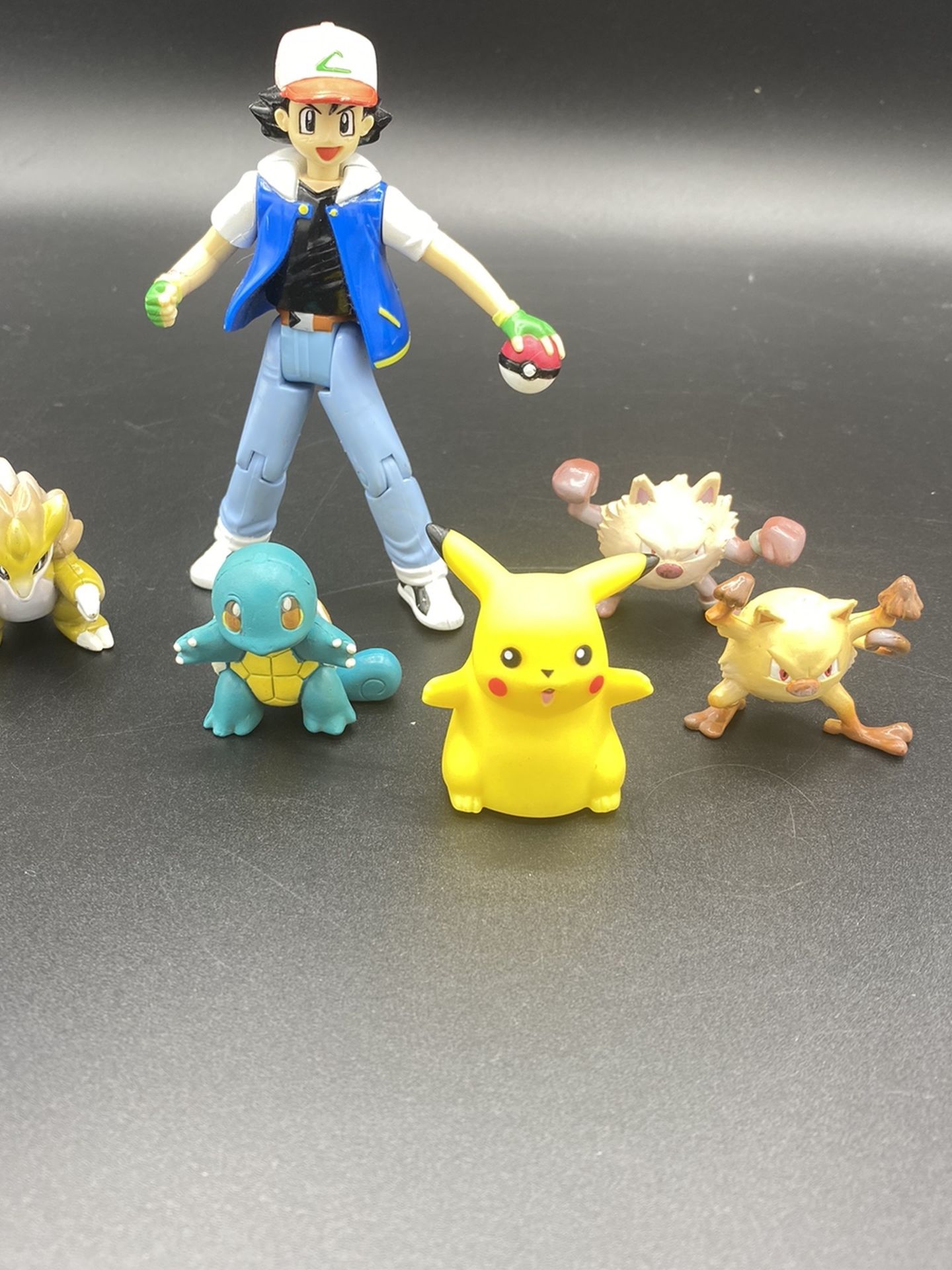 Lot Of 6 Vintage Tomy Nintendo 90s-2000s Pokemon Lot Ash Ketchum Squirtle
