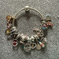 Pandora Bracelet And Charms