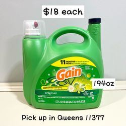 Gain Detergent 194oz -$18 each