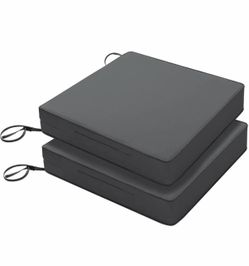 Patio Chair Cushions 22 x 22 x 3 Inch Waterproof Outdoor Seat