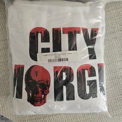 City Morgue x VLONE Hoodie White Size s