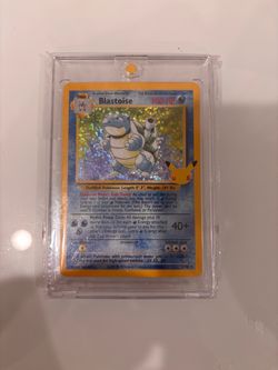 25th Anniversary Pokémon Card Blastoise