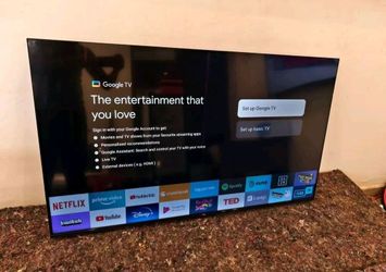 4k 55 inch TCL Smart Android TV with remote