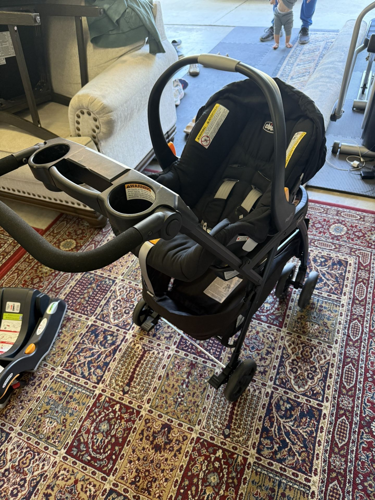Car Seat Stroller Base Combo