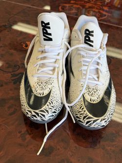 Nike VPR Baseball Cleats White Black