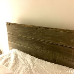 Rustic Reclaimed Wood Headboard