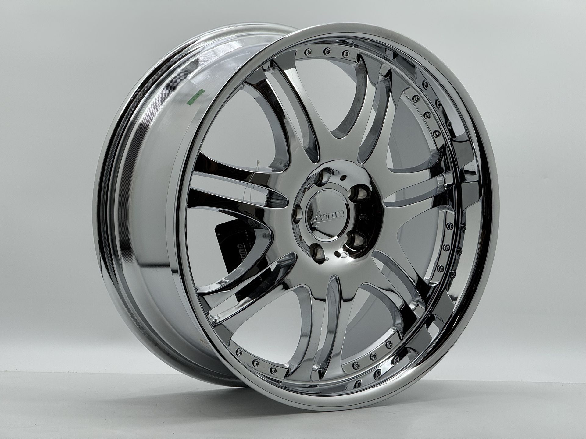 4 NEW Wheels ARMONO WHEELS style VEGA 20x8.5 Chrome finish 5x114.3 et 40 hub 73.1