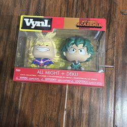 2018 FunkoVYNL.™ My Hero Academia ALL MIGHT & DEKU Vinyl Collectible #33429
