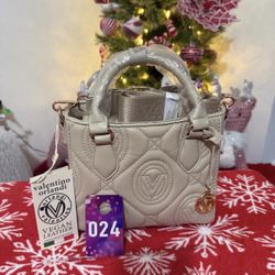Valentino Orlandi Mini Light Taupe Tote Bag