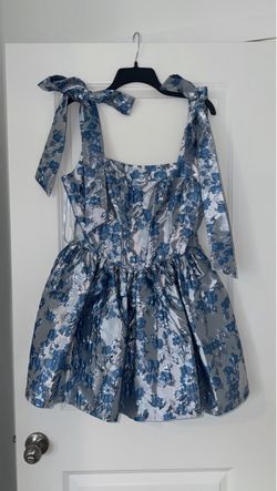 Blue & Silver Dress