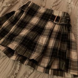 Justice yellow 2025 plaid skirt