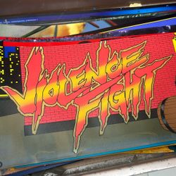 Violence Fight Arcade Marquee 