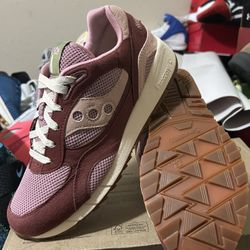 Saucony Shadow 6000 'Mushroom Burgundy' S70747 Men’s Sz 9 Brand New/No Box