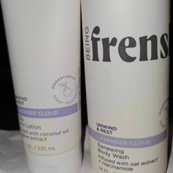 Being Frenshe Lavender Cloud Body Wash And Body Lotion 